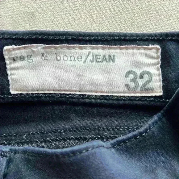 Rag and Bone, soft cotton leggings. Black, Sz 32 - Picture 2 of 4
